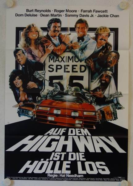 The Cannonball Run original release german movie poster